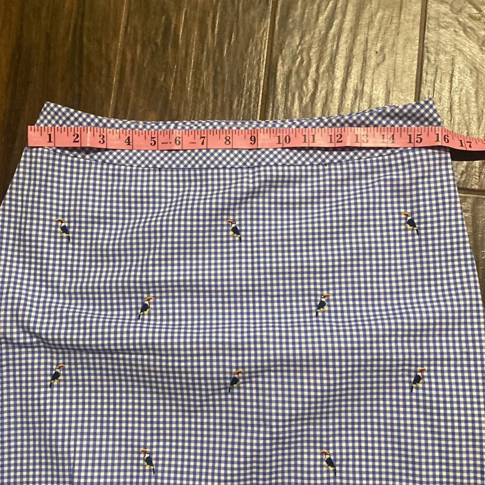 COPY - Talbots parrot print skirt